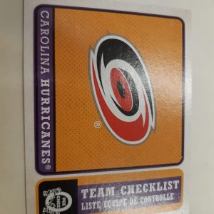 2018-19 O-pee-chee Team Checklist Carolina Hurricanes