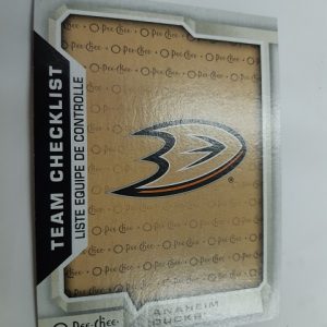 2018-19 O-pee-chee Anaheim Ducks Team Checklist