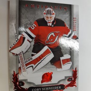 2018-19 Artifacts Cory Schneider Red Parallel /299