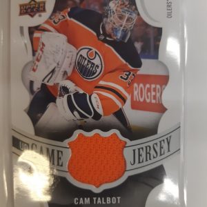 2018-19 Upper Deck UD Game Jersey Cam Talbot