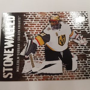 2018-19 Upper Deck Stonewalled Malcolm Subban