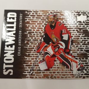 2018-19 Upper Deck Stonewalled Craig Anderson