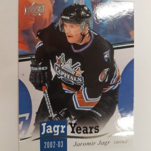 2018-19 Upper Deck Jagr Years 2002-03 Capitals