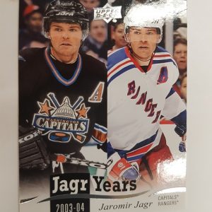2018-19 Upper Deck Jagr Years 2003-04 Capitals Rangers