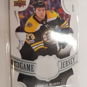 2018-19 Upper Deck UD Game Jersey Charlie McAvoy