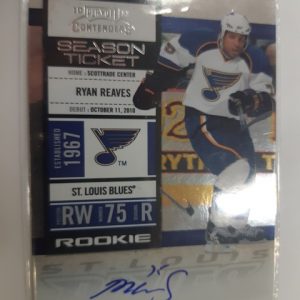 2010-11 Contenders Ryan Reeves Rookie Autograph