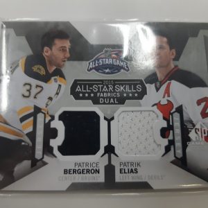 2015-16 SP Game Used All-Star Skills Fabrics Dual Bergeron Elias