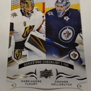 Checklist 1-100 Fleury / Hellebuyck - NHL 2018-19