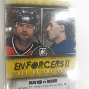 2013-14 ITG Enforcers II Tale of the Tape Daneyko vs Berube