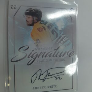 2018-19 Cardset Signature Toni Koivisto 125/125