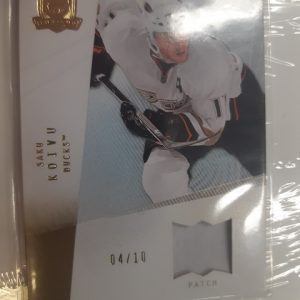 2009-10 The Cup Saku Koivu Patch 4/10