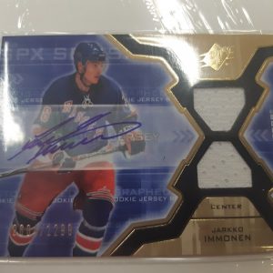 2006-07 SPx Rookie Autographed Jersey Jarkko Immonen /1299