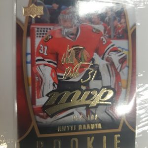 2013-14 Upper Deck Series 2 Antti Raanta MVP Gold Script /100