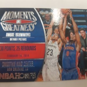 2014-15 Panini Hoops Moments of Greatness Andre Drummond