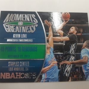 2014-15 Panini Hoops Moments of Greatness Kevin Love