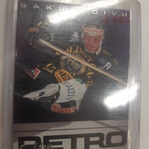 1996-97 Sisu Golden Retro Blue Saku Koivu (Laser Foil)