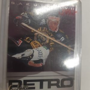 1996-97 Sisu Golden Retro Purple Saku Koivu (Laser Foil)