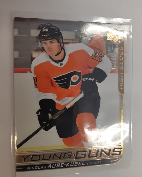 2018-19 Upper Deck Young Guns High Gloss /10 Nicolas Aube-Kubel