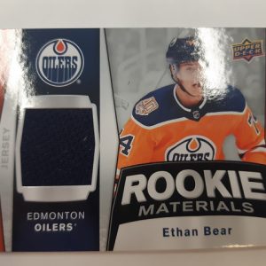 2018-19 Upper Deck Rookie Materials Ethan Bear