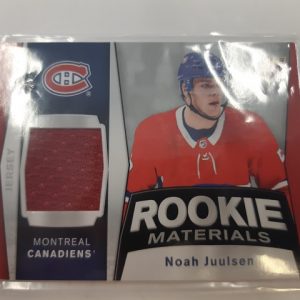 2018-19 Upper Deck Rookie Materials Noah Juulsen