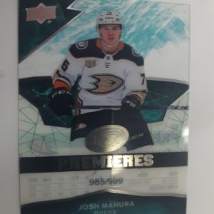 2018-19 Upper Deck Ice Premieres Josh Mahura RC /999