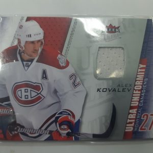 2009-10 Fleer Ultra Ultra Uniformity Alexei Kovalev jersey