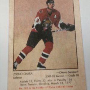Chara, Zdeno - NHL 2002-03