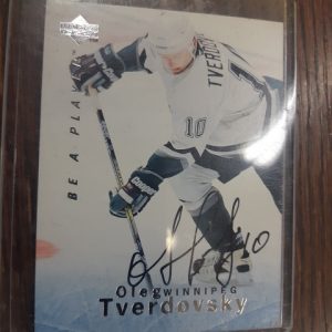 1996 Be A Player Autograph Oleg Tverdovsky