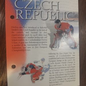 1997-98 Esso Olympic Hockey Heroes Team Czech Republic