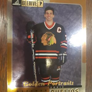 1997-98 Beehive Golden Portraits Chris Chelios OVERSIZED