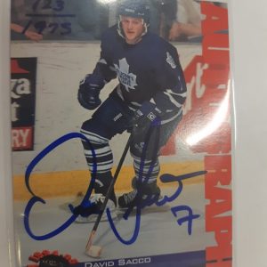 1995-96 Classic Hockey David Sacco Autograph /1975