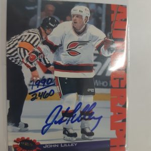 1995-96 Classic Hockey John Lilley Autograph /2460