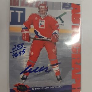 1995-96 Classic Hockey Stanislav Neckar Autograph /4645
