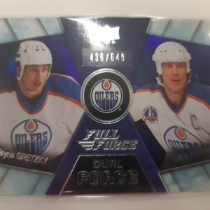 2015-16 Upper Deck Full Force Dual Force Wayne Gretzky Mark Messier /649