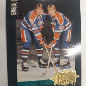1995-96 Collector's Choice Wayne Gretzky's Records-Kurri G9