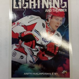 2019-20 Cardset Liiga Thunder and Lightning Antti Kalapudas