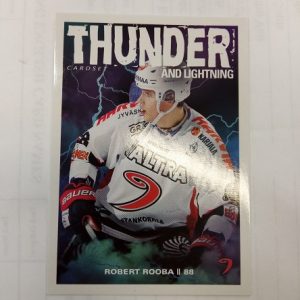 2019-20 Cardset Liiga Thunder amd Lightning Robert Rooba