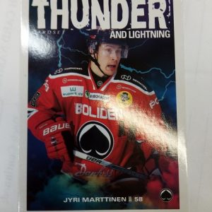 Marttinen, Jyri - SM-Liiga 2019-20, Thunder and Lightning