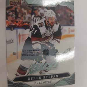 2019-20 MVP Derek Stepan Puzzle Card