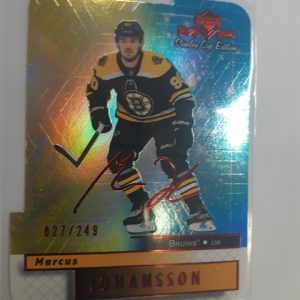 2019-20 MVP Stanley Cup Edition Die-cut Marcus Johansson /249
