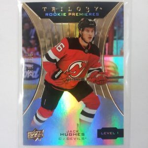 NHL 2019-20 TRILO3Y ROOKIE PREMIERES, JACK HUGHES, C / DEVILS