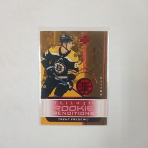 NHL 2019-20 TRILO3Y ROOKIE RENDITIONS TRENT FREDERIC, BRUINS
