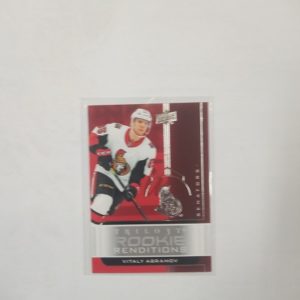 NHL 2019-20 TRILO3Y ROOKIE RENDITIONS, VITALY ABRAMOV, SENATORS