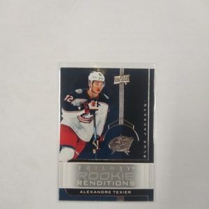 NHL 2019-20 TRILO3Y ROOKIE RENDITIONS, ALEXANDRE TEXIER, BLUE JACKETS