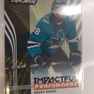 2019-20 UD Synergy Impactful Performers Brent Burns
