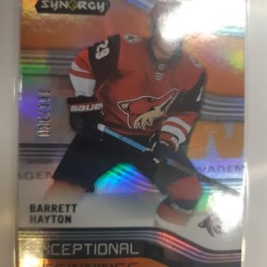 2019-20 UD Synergy Exceptional Beginnings Barrett Hayton /399