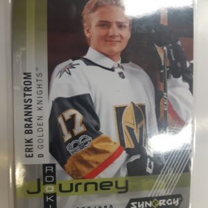 2019-20 UD Synergy Rookie Journey Erik Brannström
