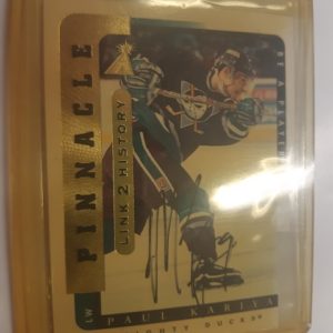 1996-97 Pinnacle Link 2 History Paul Kariya
