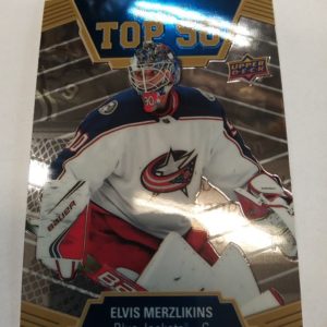 Merzlikins Elvis Top 50 Upper deck Allure 2019-2020