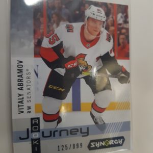 2019-20 UD Synergy Rookie Journey Vitaly Abramov /899
